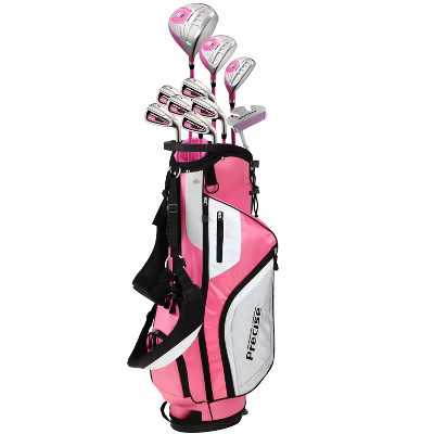 Precise M5 Ladies Womens Complete 15 Piece Right Hand Golf Clubs Set Package Set - Pink, Petite Size | Target