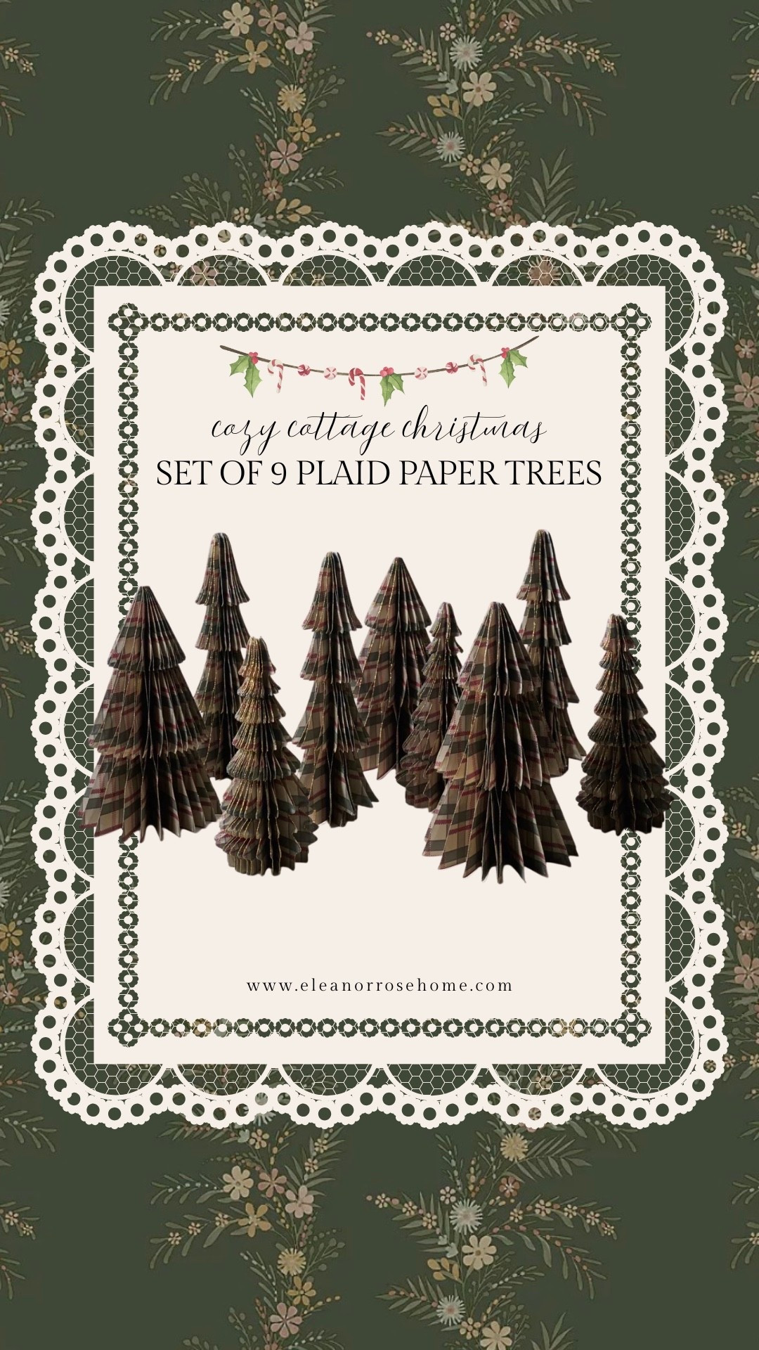 In love with these decorative plaid paper Christmas trees! #magnolia

#LTKHome #LTKSeasonal