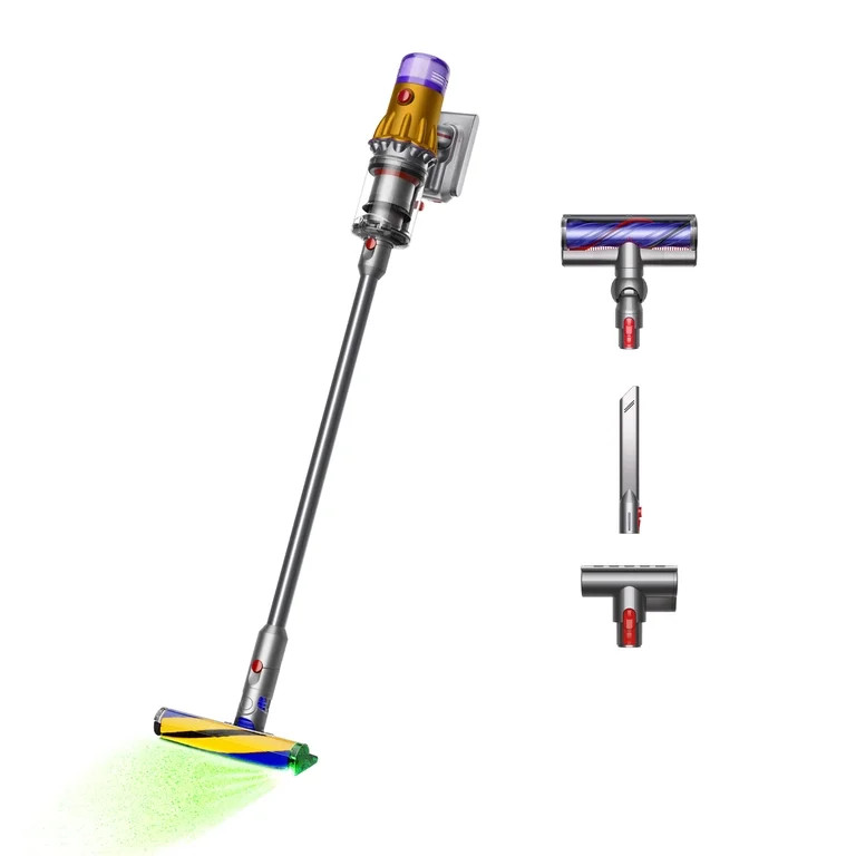 Dyson V12 Detect\u2122 Slim Cordless Vacuum | Yellow/Nickel | New | Newest Gen | Walmart (US)