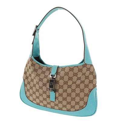 GUCCI Jackie Original GG Canvas Used Shoulder Handbag Brown Blue #CT829 S  | eBay | eBay US