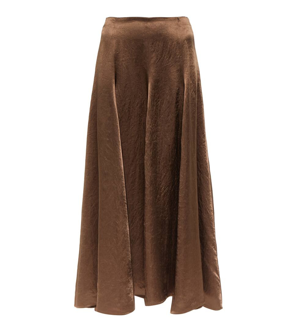 Satin slip midi skirt | Mytheresa (US/CA)