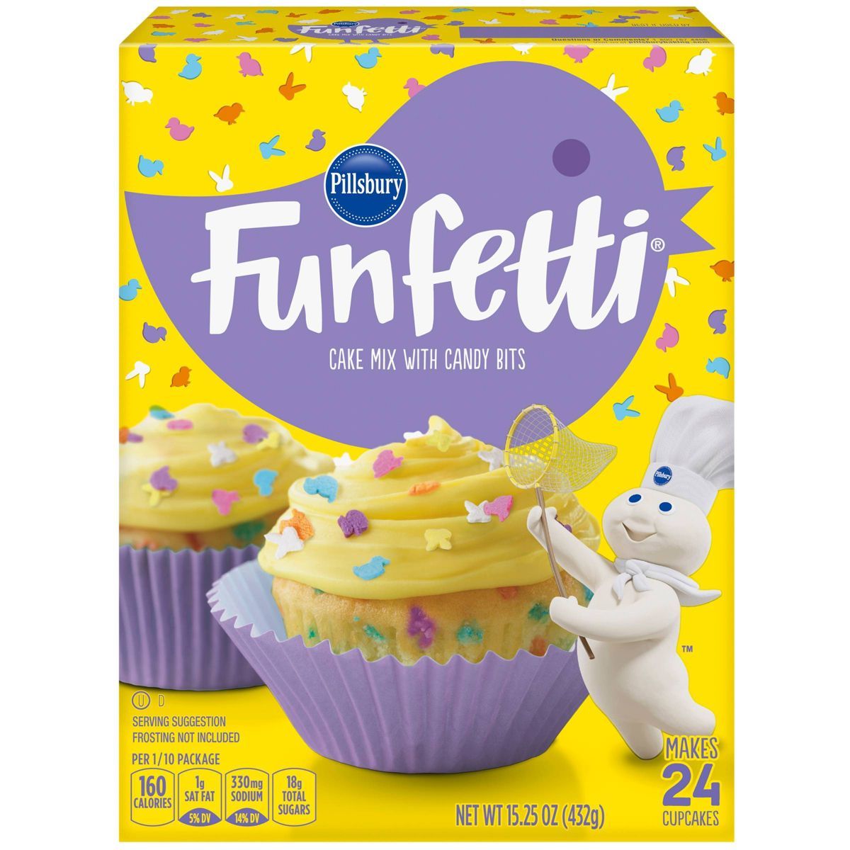 Pillsbury Doughboy Funfetti Spring Cake Mix - 15.25oz | Target