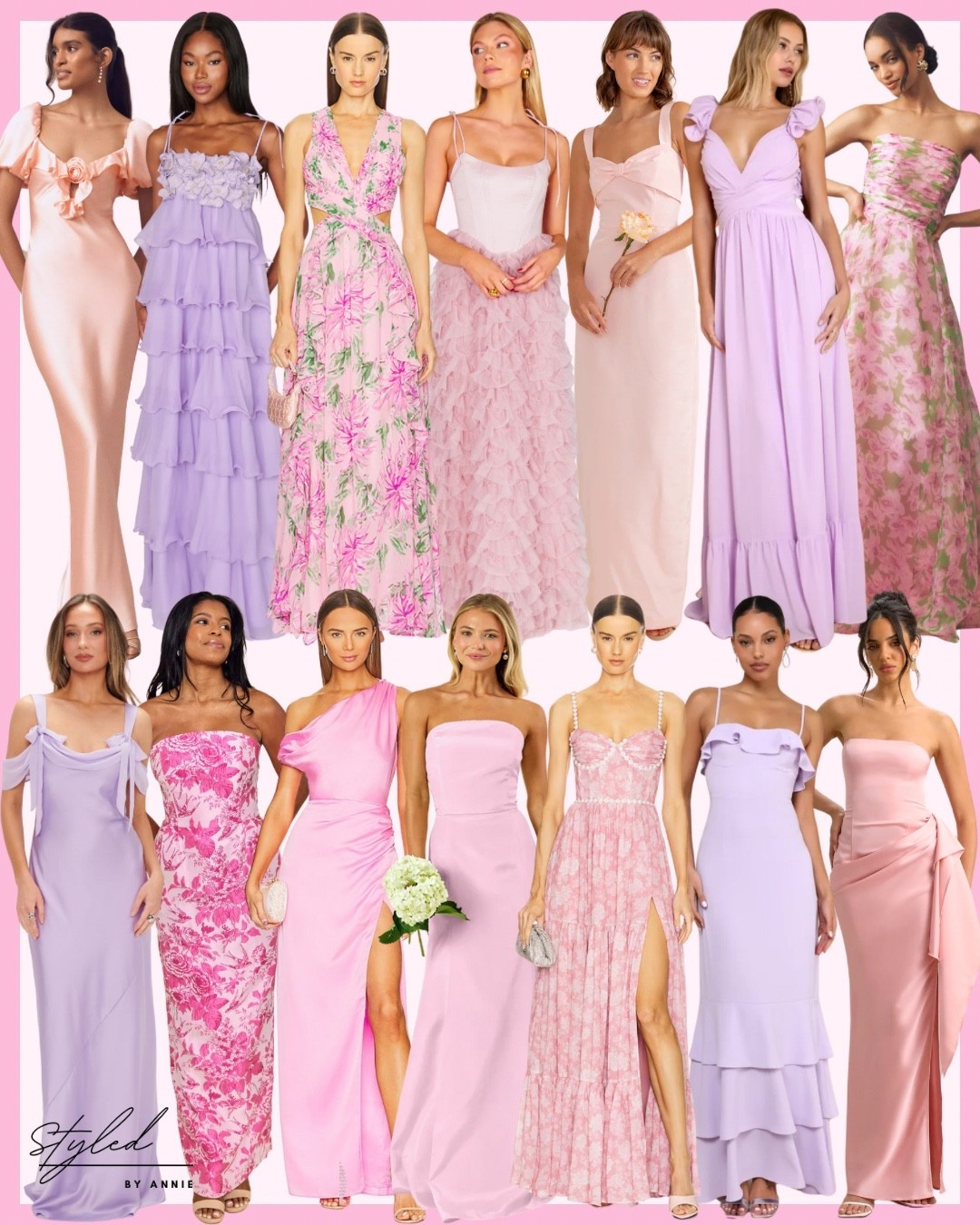 The Bridesmaid Edit🩷

Calling all brides!! Use these gorgeous gowns as inspo for your besties on the big day!!💒

#weddingseason #bride #bridesmaid #bridesmaiddress #summerwedding #springwedding #fallwedding #wedding #missmatchbridesmaid #floralgown #prom #promdress #formal #formaldress #formalguest #blacktie #blacktieattire #maxidress

#LTKStyleTip #LTKWedding #LTKSeasonal