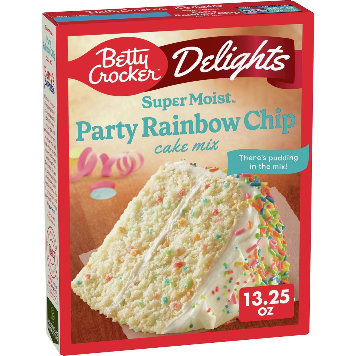 Betty Crocker Delights Rainbow Chip Super Moist Cake Mix - 13.25oz | Target