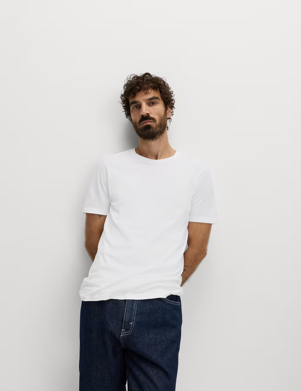 Regular Fit Pure Cotton Crew Neck T-Shirt | Marks & Spencer (UK)