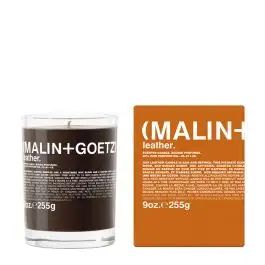 leather candle. | Malin+Goetz