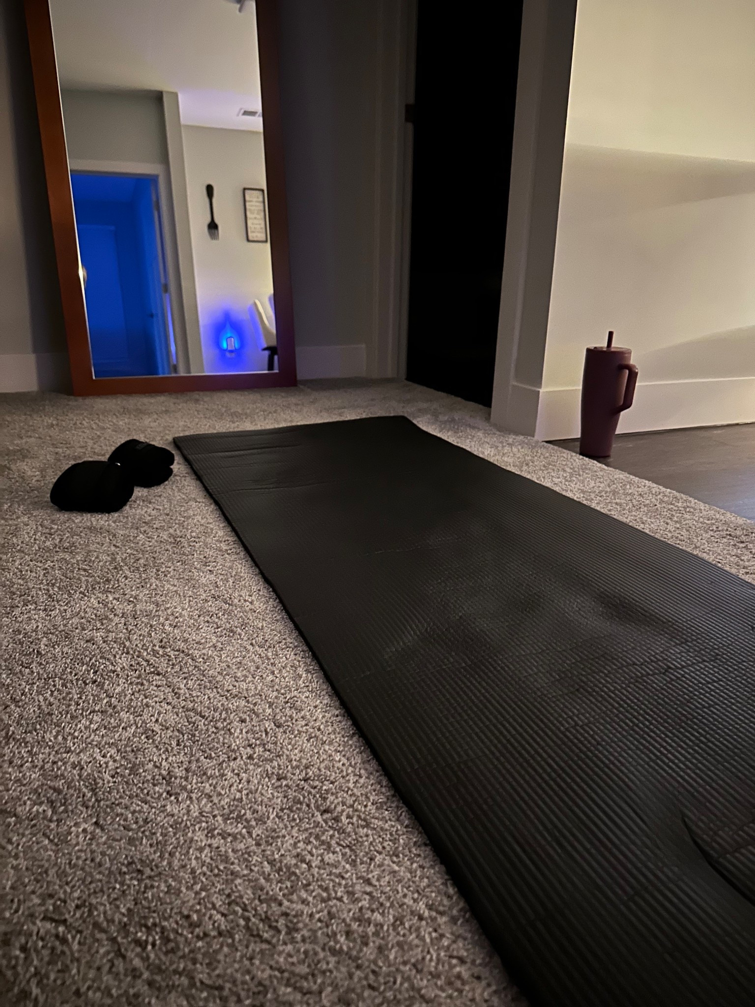 Pilates setup this morning 

#LTKActive #LTKWatchNow #LTKHome