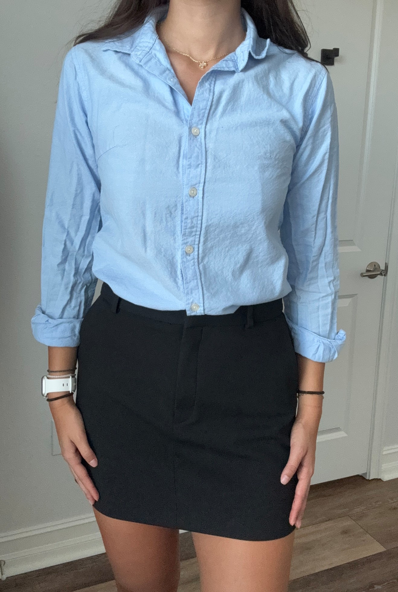 Top: XS/2
Bottom: M/6

#LTKStyleTip #LTKWorkwear #LTKTall