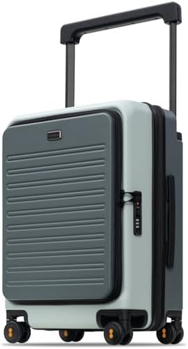 LEVEL8 Adventure Top Opening Carry on Luggage Airline Approved with Tsa Lock, 20 Inch Expandable ... | Amazon (US)