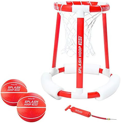 GoSports Splash Hoop 360 Floating Pool Basketball Game | Includes Hoop, 2 Balls and Pump | Amazon (US)