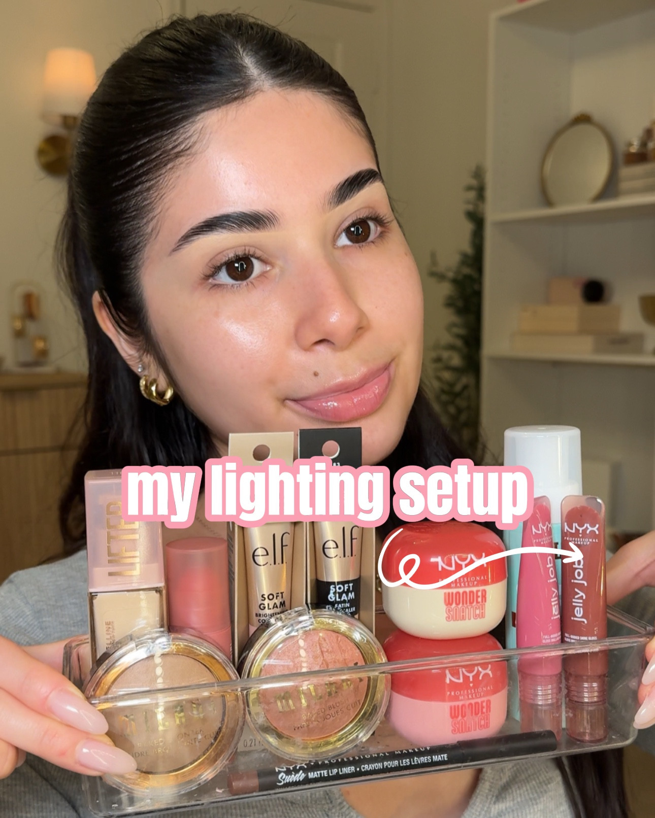 My lighting setup when filming beauty videos! Good lighting is key & this panel light makes a huge difference ✨💡 

#LTKBeauty