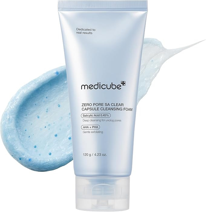 medicube Zero Pore Clear Blue Capsule Facial Deep Cleanser for Skin Texture, Blackhead & Pore Car... | Amazon (US)