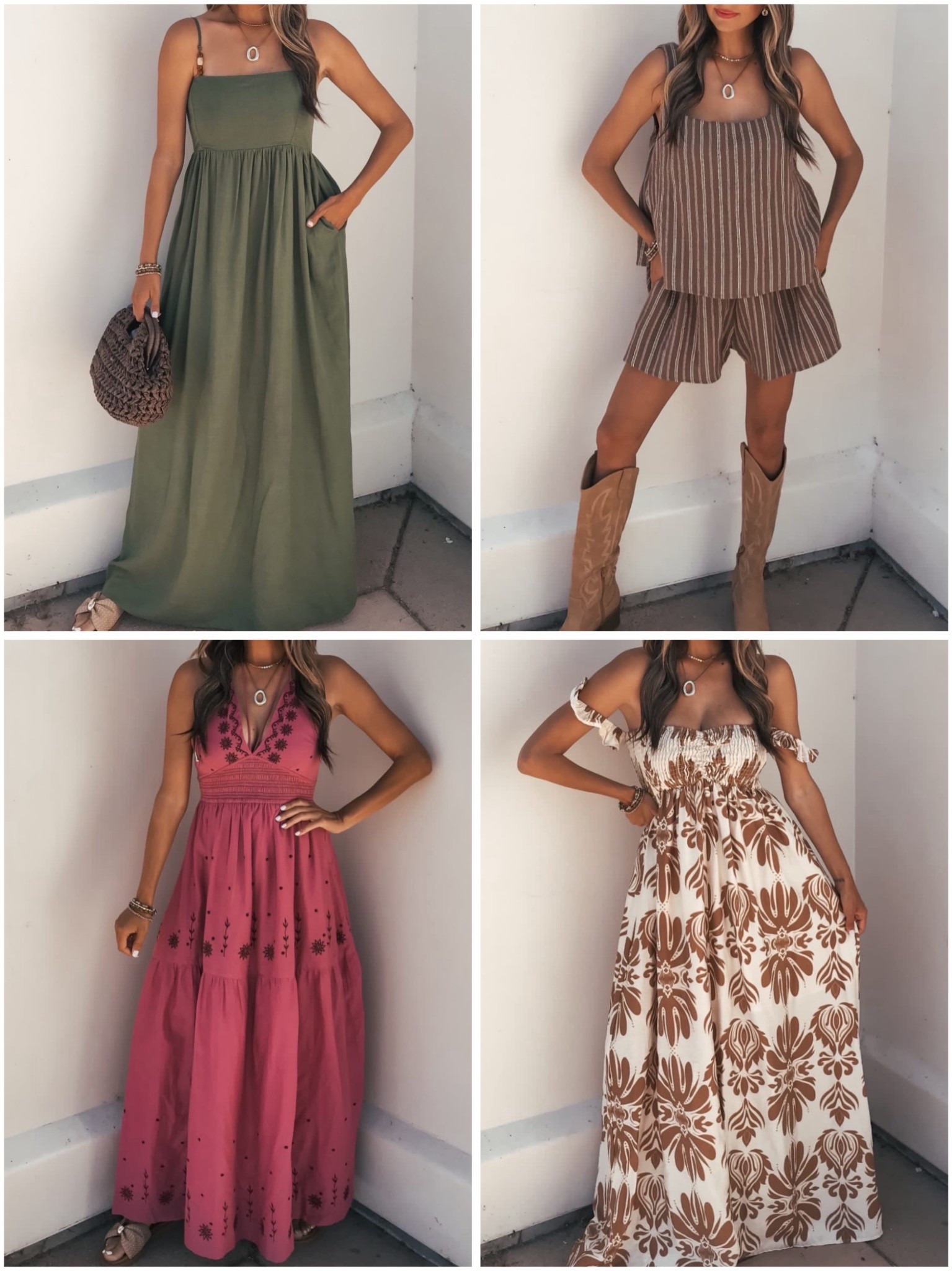 New maxi dresses and romper! Obsessed with the bottom 2 💗

#LTKFestival #LTKootd #LTKSeasonal