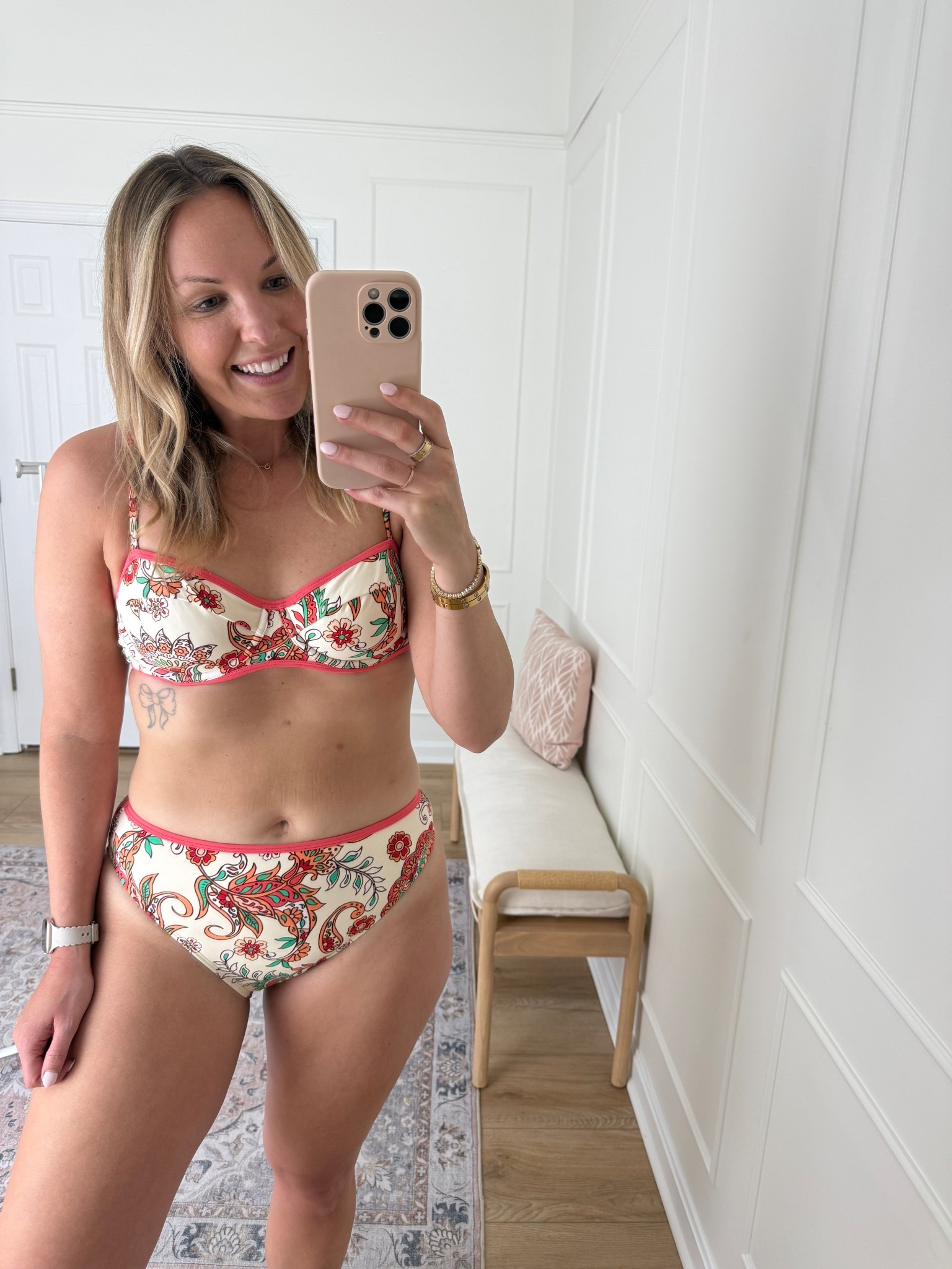 Love this paisley pattern 🤩 wearing a large - swimwear - bathing suit 

#LTKTravel #LTKSeasonal