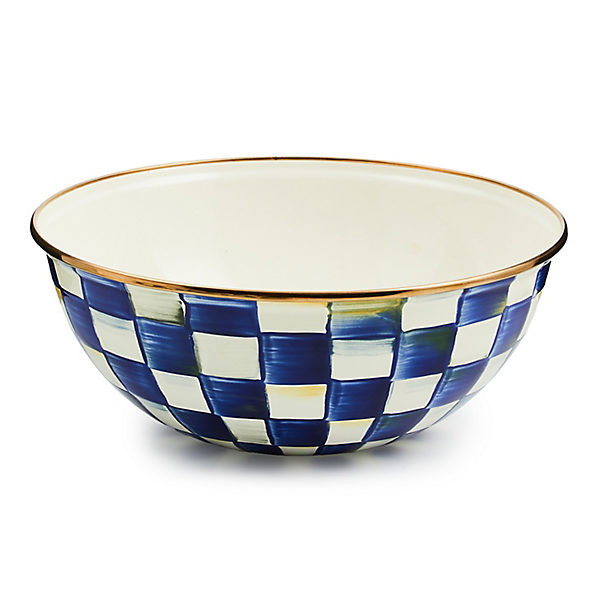 MacKenzie-Childs Royal Check Medium Everyday Bowl | MacKenzie-Childs