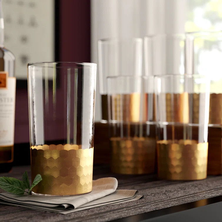 Downer 21oz. Drinking Glass Set (Set of 4) | Wayfair North America