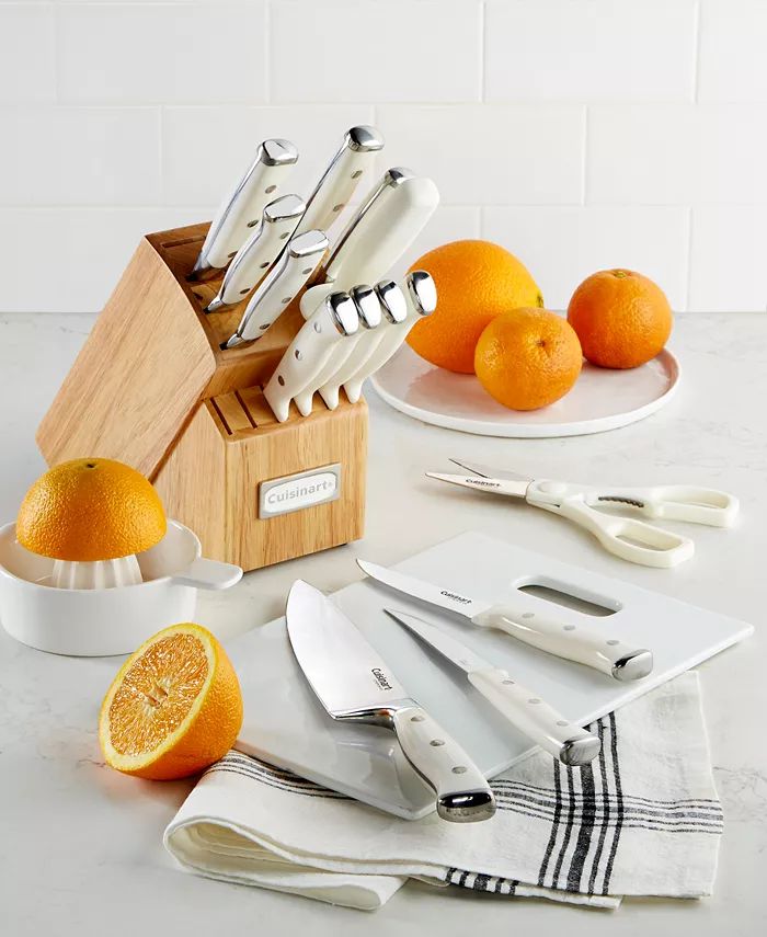 Cuisinart 15-Pc. Triple Riveted Cutlery Set & Reviews - Cutlery & Knives - Kitchen - Macy's | Macys (US)