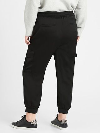 Satin Cargo Jogger | Banana Republic (US)