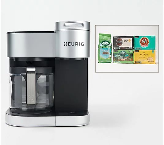 Keurig K-Duo Special Edition Coffee Maker w/ 48 K-Cups & My K-Cup - QVC.com | QVC