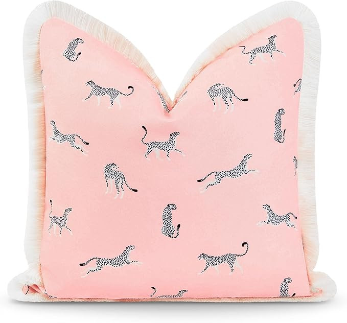 Hofdeco Premium Tropical Patio Indoor Outdoor Pillow Cover Only, 20"x20" Water Resistant for Back... | Amazon (US)