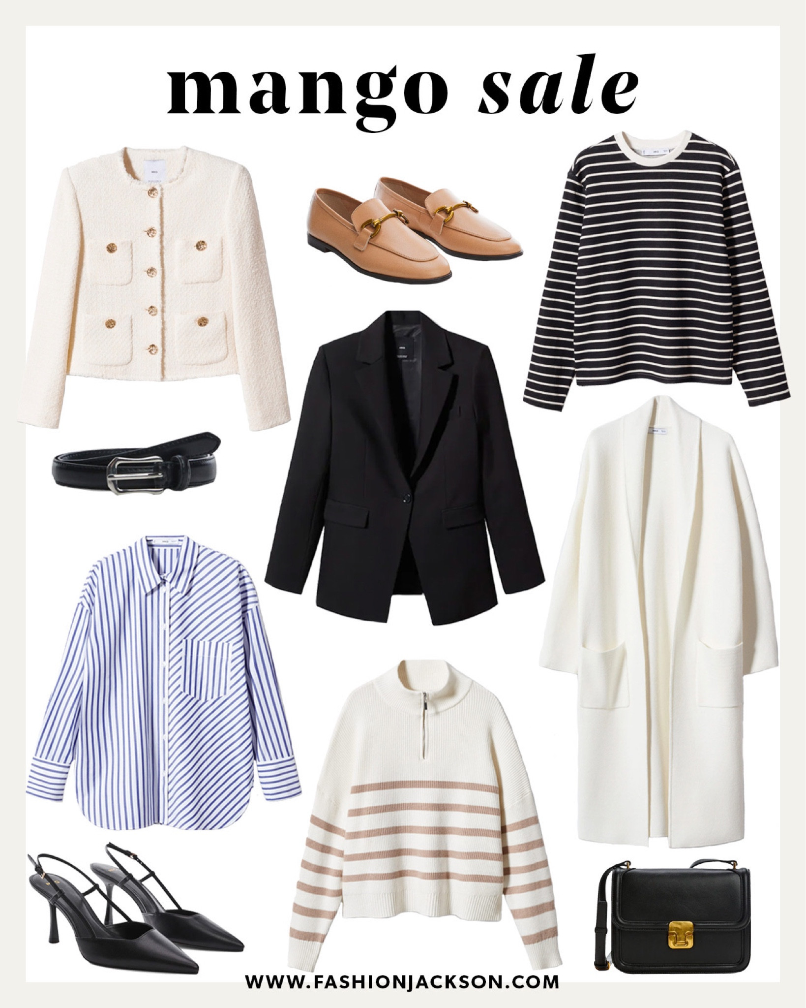 Mango sale picks! Use code 15EXTRA. #salealert #workwear #salepicks #winterfashion #stripedsweater #coatigan #winterwhite #fashionjackson

#LTKunder100 #LTKsalealert #LTKunder50