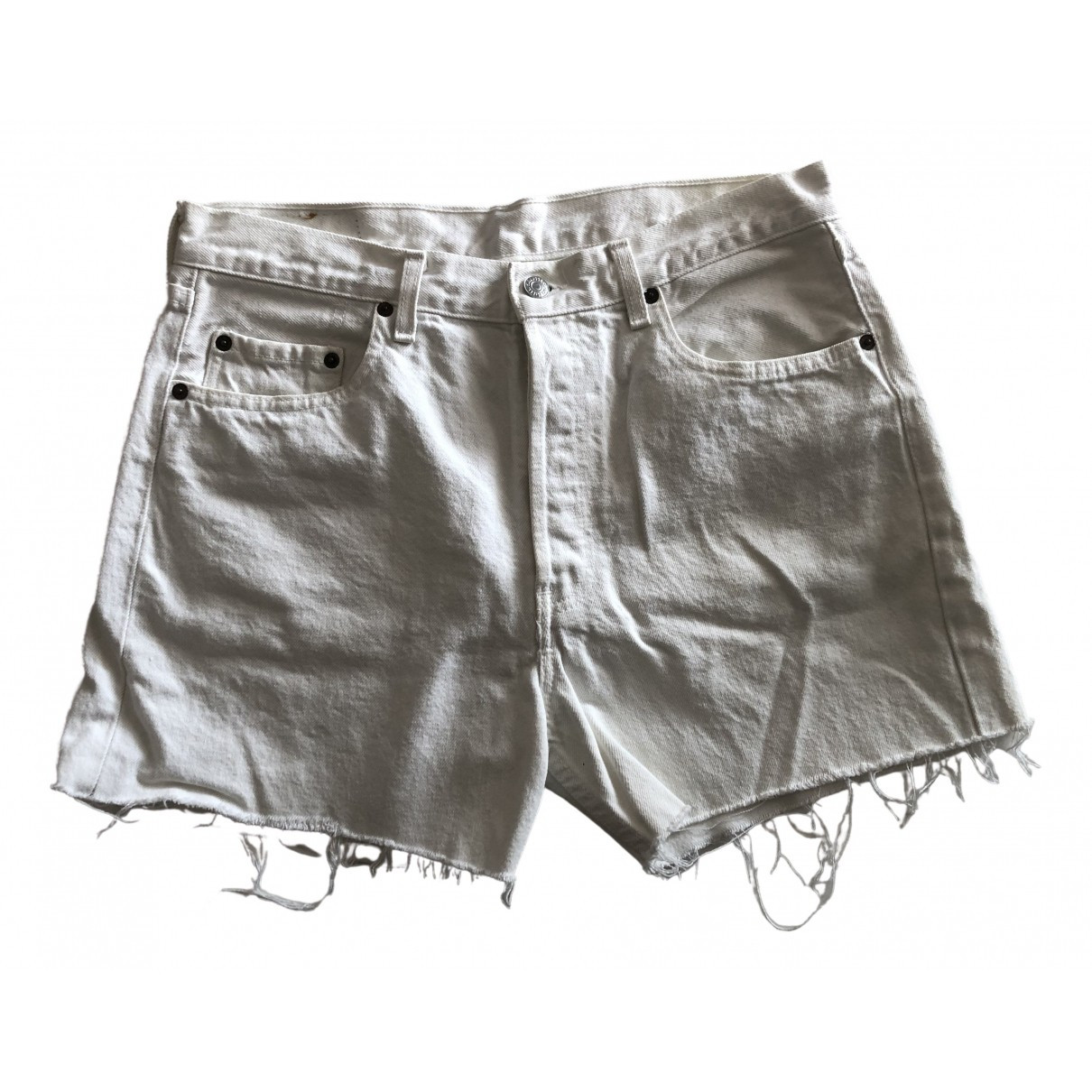 Levi's White Denim - Jeans Shorts for Men 34 UK - US | Vestiaire Collective (Global)