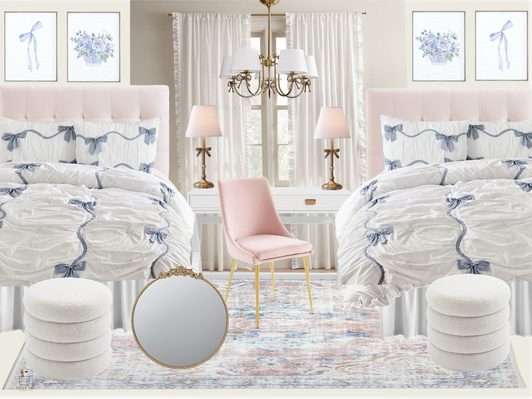 🌸 Dreamy Girls’ Dorm Room Makeover 🌸

Transforming a dorm room into a LoveShackFancy-inspired retreat? Yes, please! 💕 If you’re all about soft pastels, vintage vibes, and romantic charm, this design is for you!

✨ Key Elements for This Look:
	•	Bedding: Layered floral quilts, ruffled sheets, and plenty of throw pillows in blush, cream, and soft blue tones.
	•	Decor: Add playful ribbons to curtain rods, drawer handles, or even on the corners of the bedframe for a whimsical touch.
	•	Lighting: Fairy lights or a mini chandelier to keep the space glowing and magical.
	•	Storage: Chic woven baskets or vintage-inspired trunks to stay organized without sacrificing style.
	•	Wall Decor: Frame floral prints, mirrors with ornate details, and soft pastel garlands for a gallery wall moment.
#loveshackfancy #loveshackfancydorm #dormroomdesign

#LTKOver40 #LTKStyleTip #LTKHome