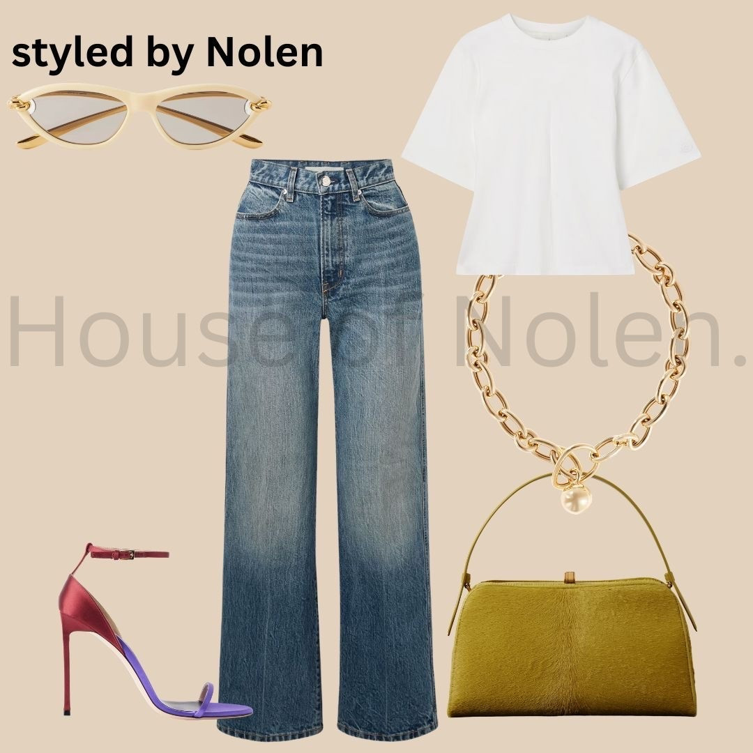Spring 2006 Look 19. 

wide leg jeans, white tee, color-pop heels, olive bag
the white tee is doing the most. let it.

styled by nolen 🖤

#fashion #style #ootd #outfitoftheday #womensfashion #fashionblogger #styleblogger #fashioninspo #styleinspo #outfitinspo #outfitideas #styleoftheday #fashion #style #ootd #outfitoftheday #womensfashion #fashionblogger #styleblogger #fashioninspo #styleinspo #outfitinspo #outfitideas #styleoftheday #whatiwore #howtostyle #dailylook #quietluxury #luxurystyle

#LTKootd #LTKgrwm #LTKOver40