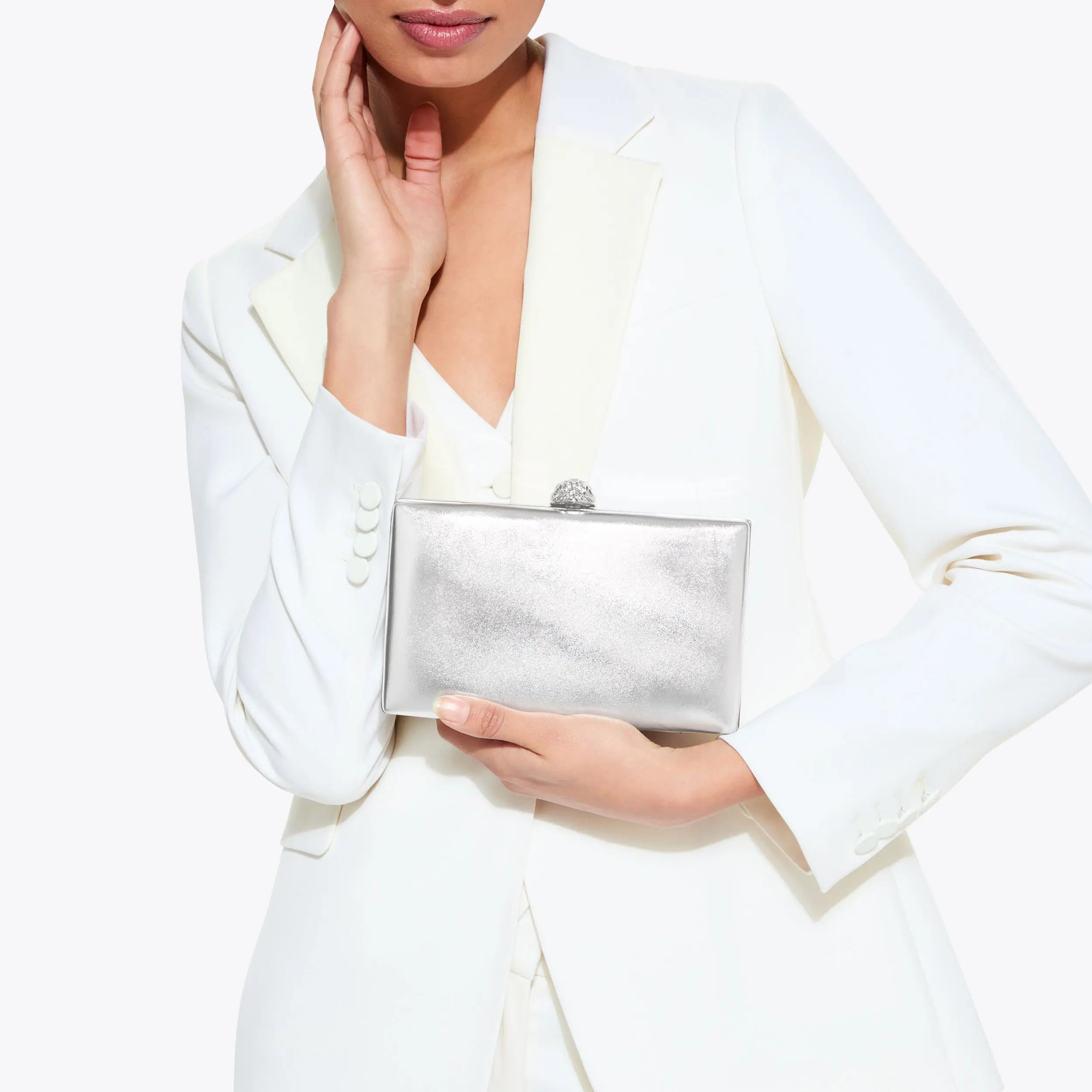 crystal kensington clutch bag | Kurt Geiger US