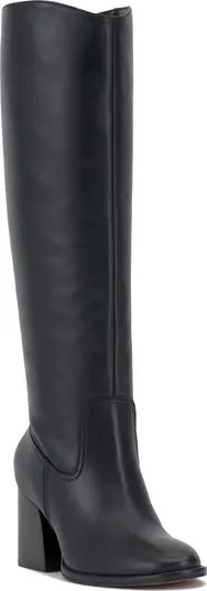 Leila Block Heel Knee High Boot | Nordstrom