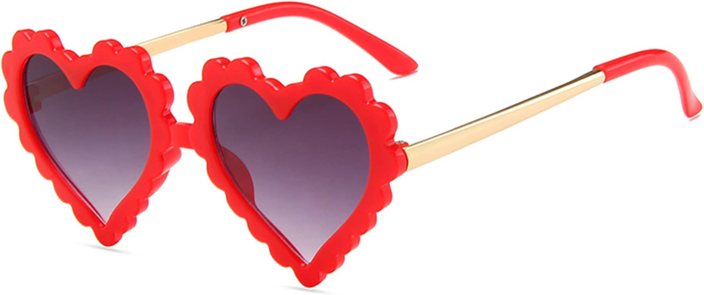 UTTPLL Kids Girl Heart Shaped Sunglasses Halloween Christmas Party Glasses for Photography Outdoo... | Amazon (US)