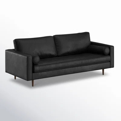 Geo 84 inch Genuine Leather Sofa | Wayfair North America