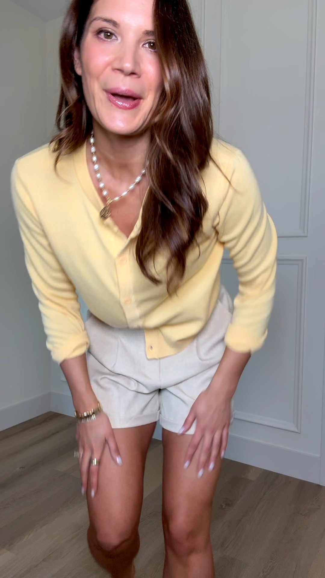 This yellow cardigan is such a good spring layer! It pairs really well with trouser shorts and gives the outfit a slightly more polished feel while still being casual. Such an easy piece to throw on for everyday outfits this season.

Wearing a size large in the shorts and I am 6' tall, the shorts fit great. 

Yellow cardigan spring cardigan trouser shorts spring outfit casual spring style tall girl finds tall girl approved Stang and Co

#LTKWorkwear #LTKTall #LTKSpringSale