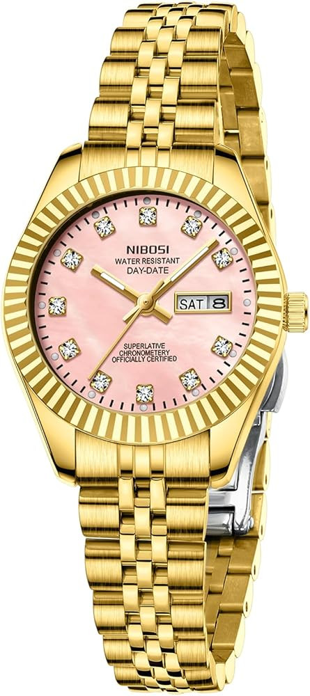 [Precision Japanese Quartz Movement] The NIBOSI women's wristwatch is powered by a quality Japane... | Amazon (US)