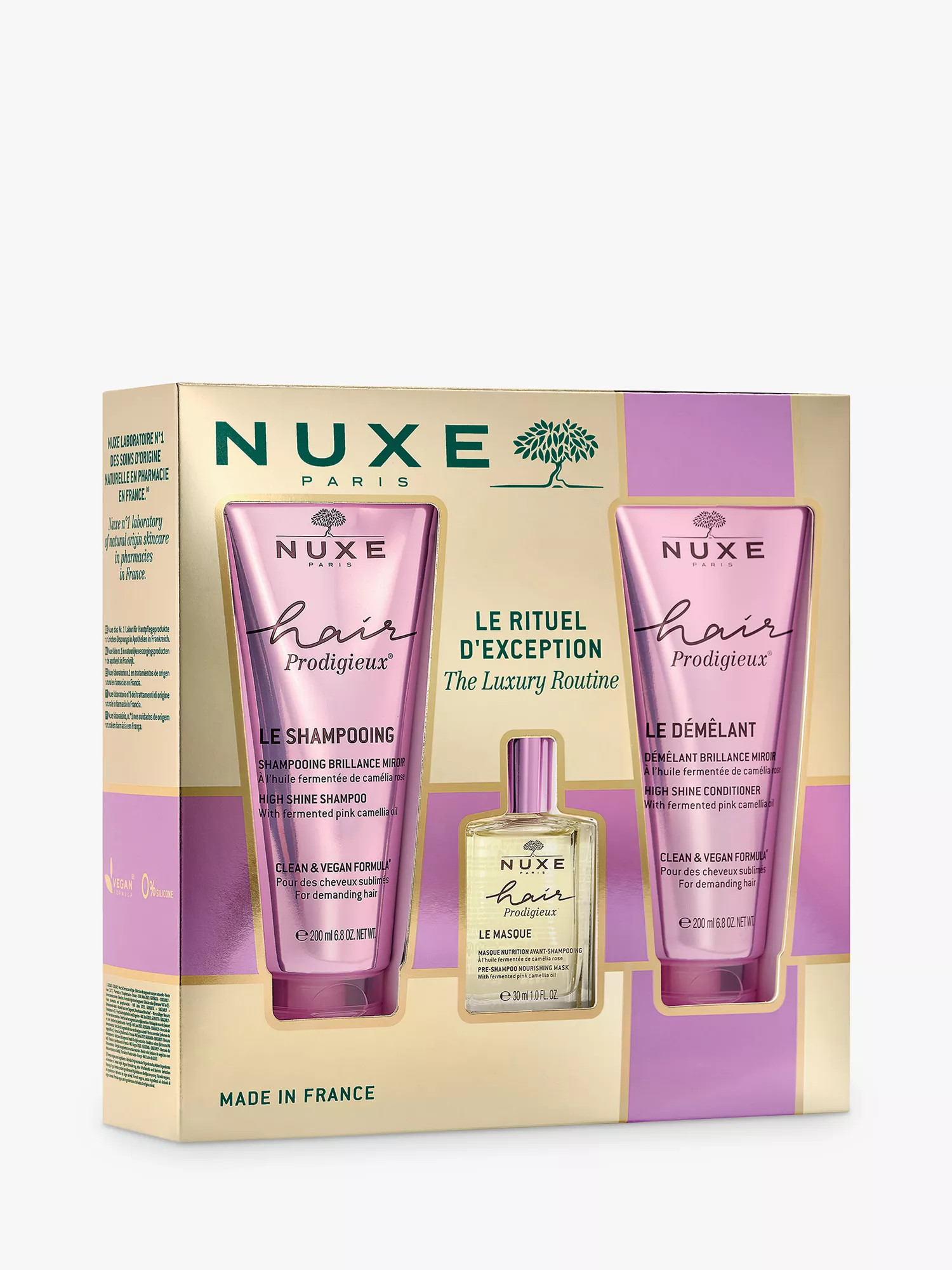 NUXEHair Prodigieux® The Luxury Routine Haircare Gift Set | John Lewis (UK)