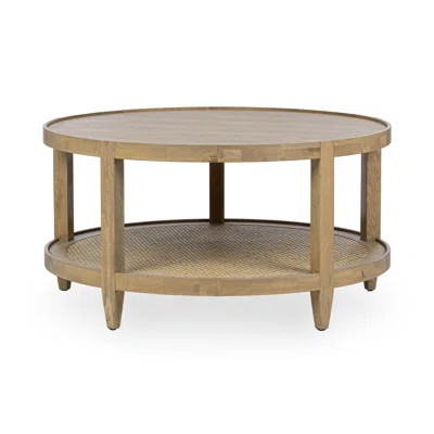Devin Oak Wood Round Coffee Table | Wayfair North America