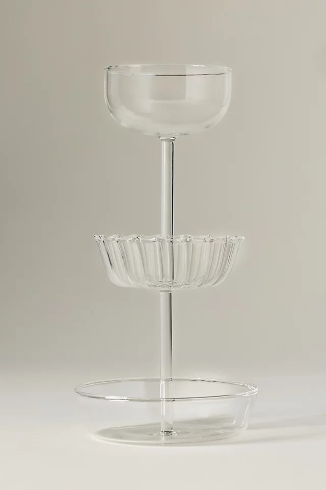Glass 3-Tier Stand | Anthropologie (US)