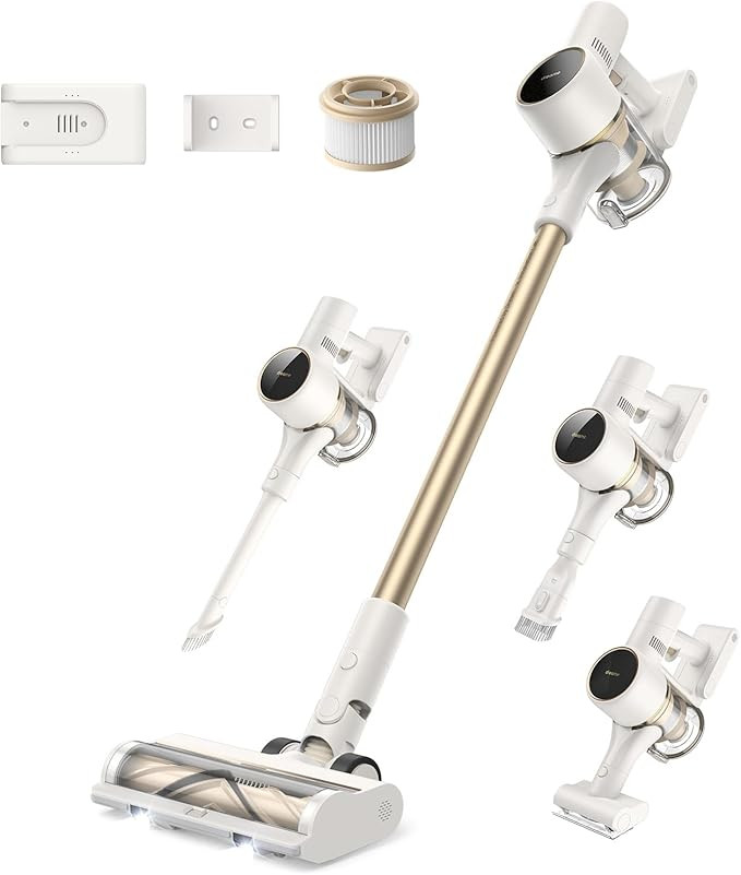 DREAME R10 Cordless Vacuum Cleaner, 120AW Powerful Stick Vacuum with Led Headlights, Anti-Tangle ... | Amazon (US)