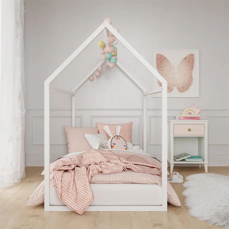 Skyler Metal Montessori House Bed | Wayfair North America