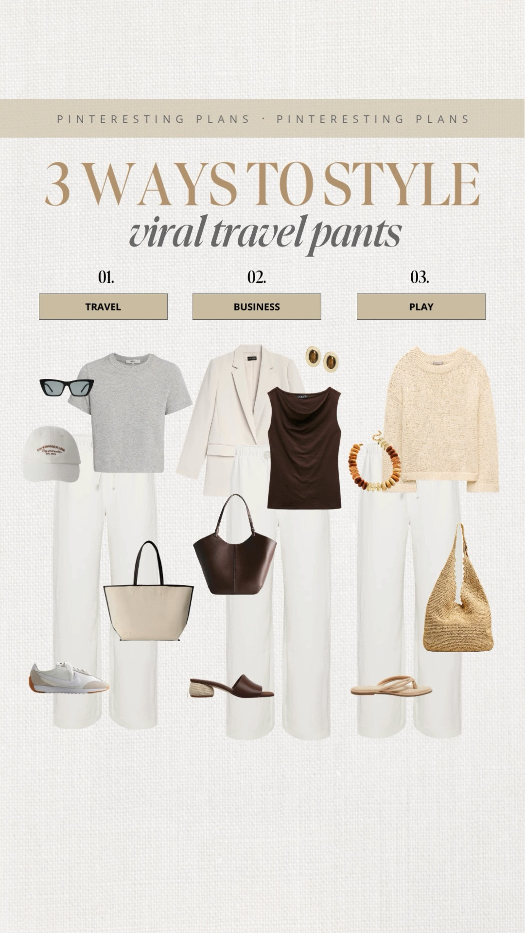 Three ways to style viral travel pants 🙌🏻🙌🏻

#LTKootd #LTKWorkwear #LTKTravel