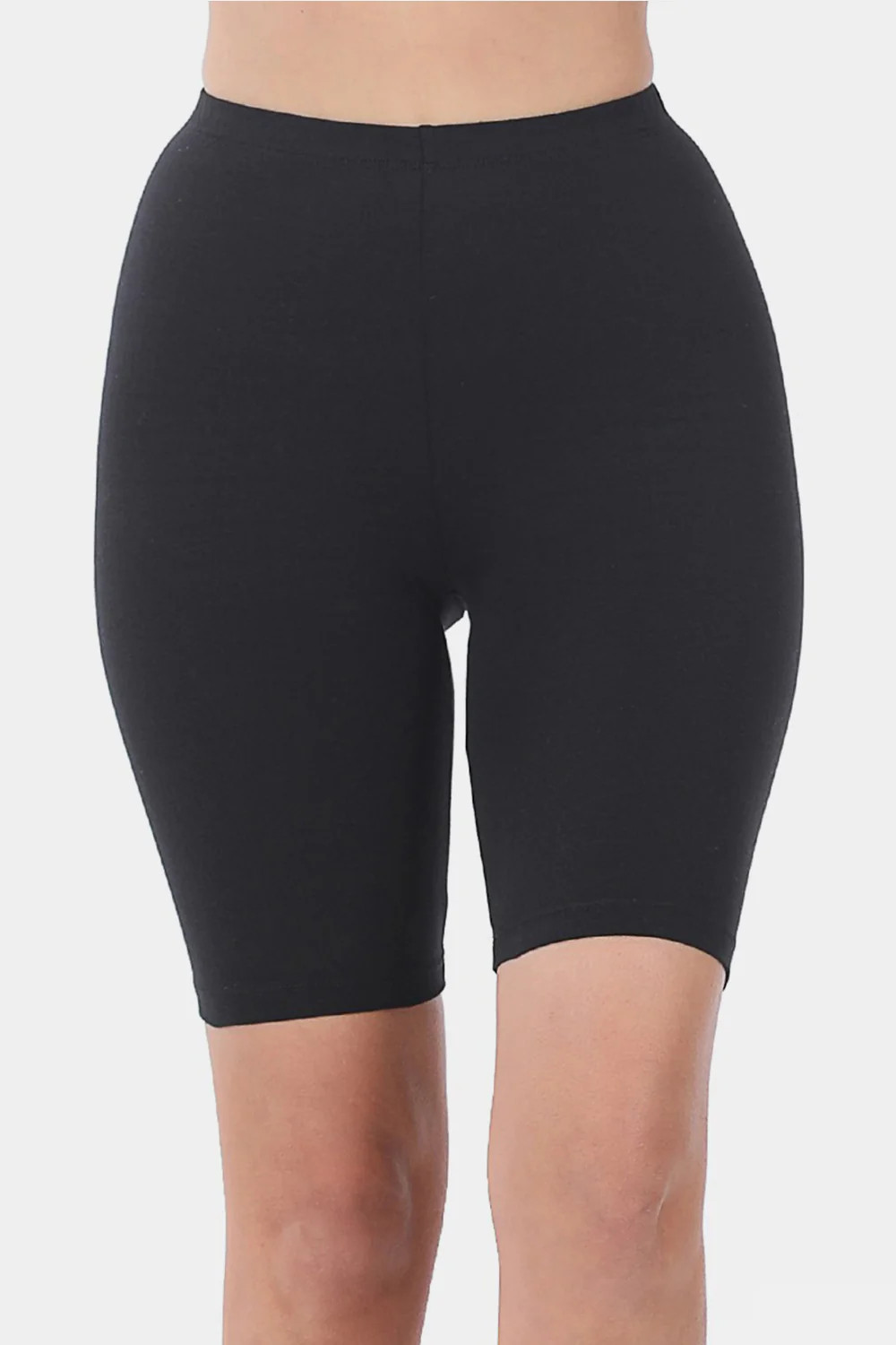 Zenana High Waist Biker Shorts Black / XL | Casual Chic Boutique