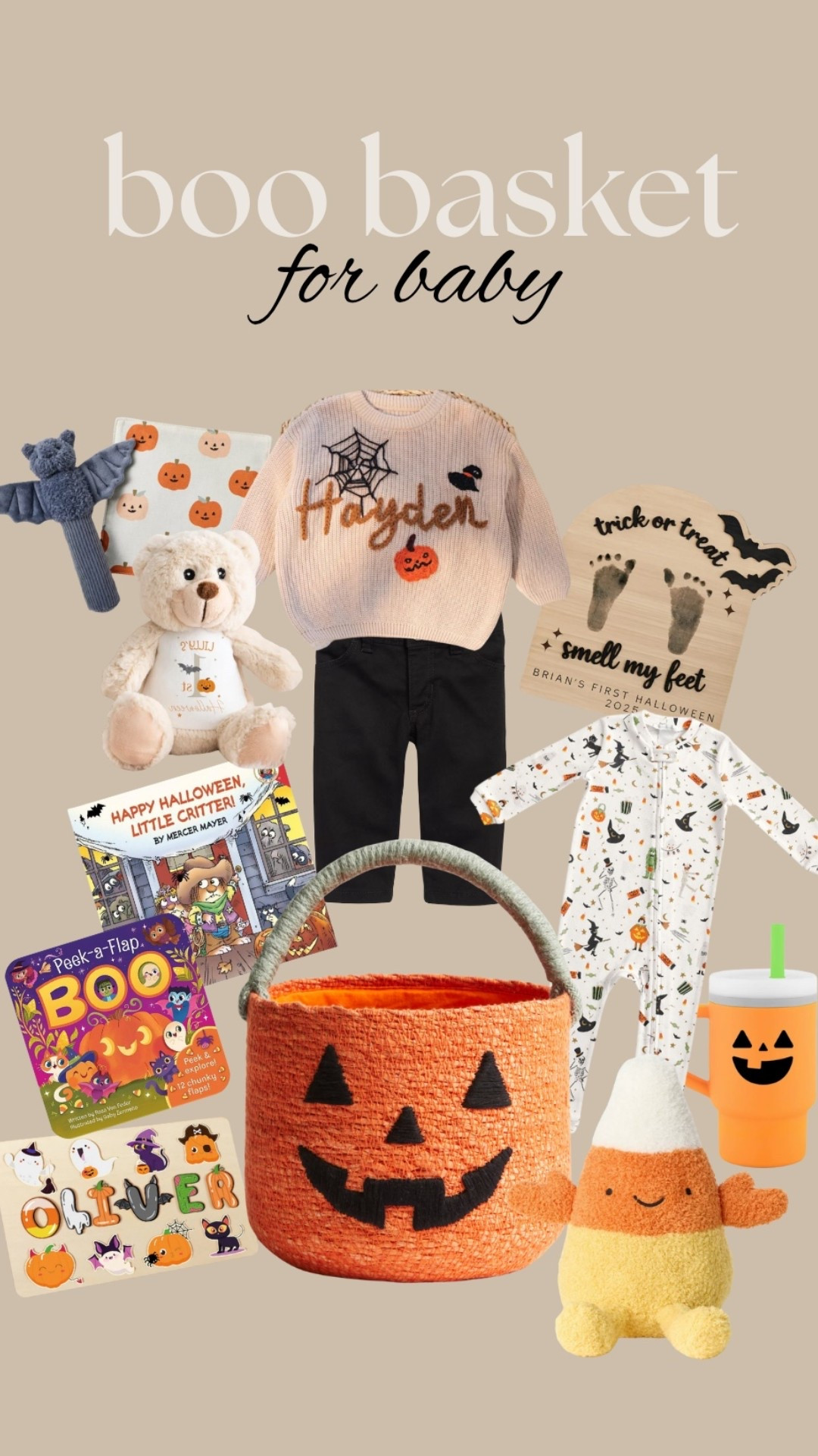 Halloween boo basket for baby! 

#babysfirsthalloween #babyboobasket #boobasket #babysfirst #halloween #babyhalloweenstuffers #targetfinds #walmartfinds #etsyfinds #personalized #halloweenbasket #babyboy #babyfinds #babyhalloweenbooks #babypajamas #potterybarnkids #pbk 

#LTKBaby #LTKSeasonal #LTKHalloween