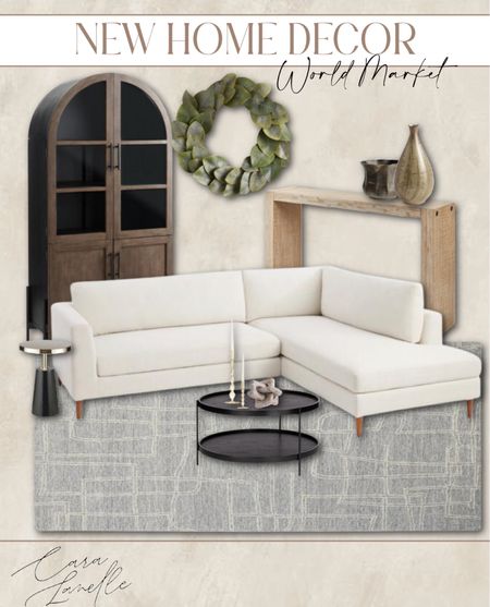 New world market home decor and furniture in loving

Home decor, couch, sofa, side table, arched cabinet, dupes, modern decor, neutral rug, entryway, living room, decorative objects 

#LTKFind #LTKhome #LTKstyletip