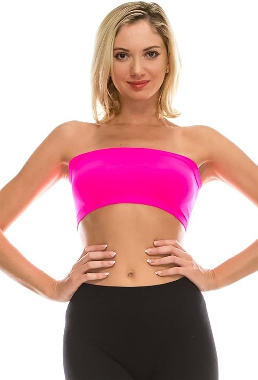 Seamless Bandeau Tube top - UV Protective Fabric, Rated UPF 50+ (Non-Padded) -Made in USA- | Amazon (US)