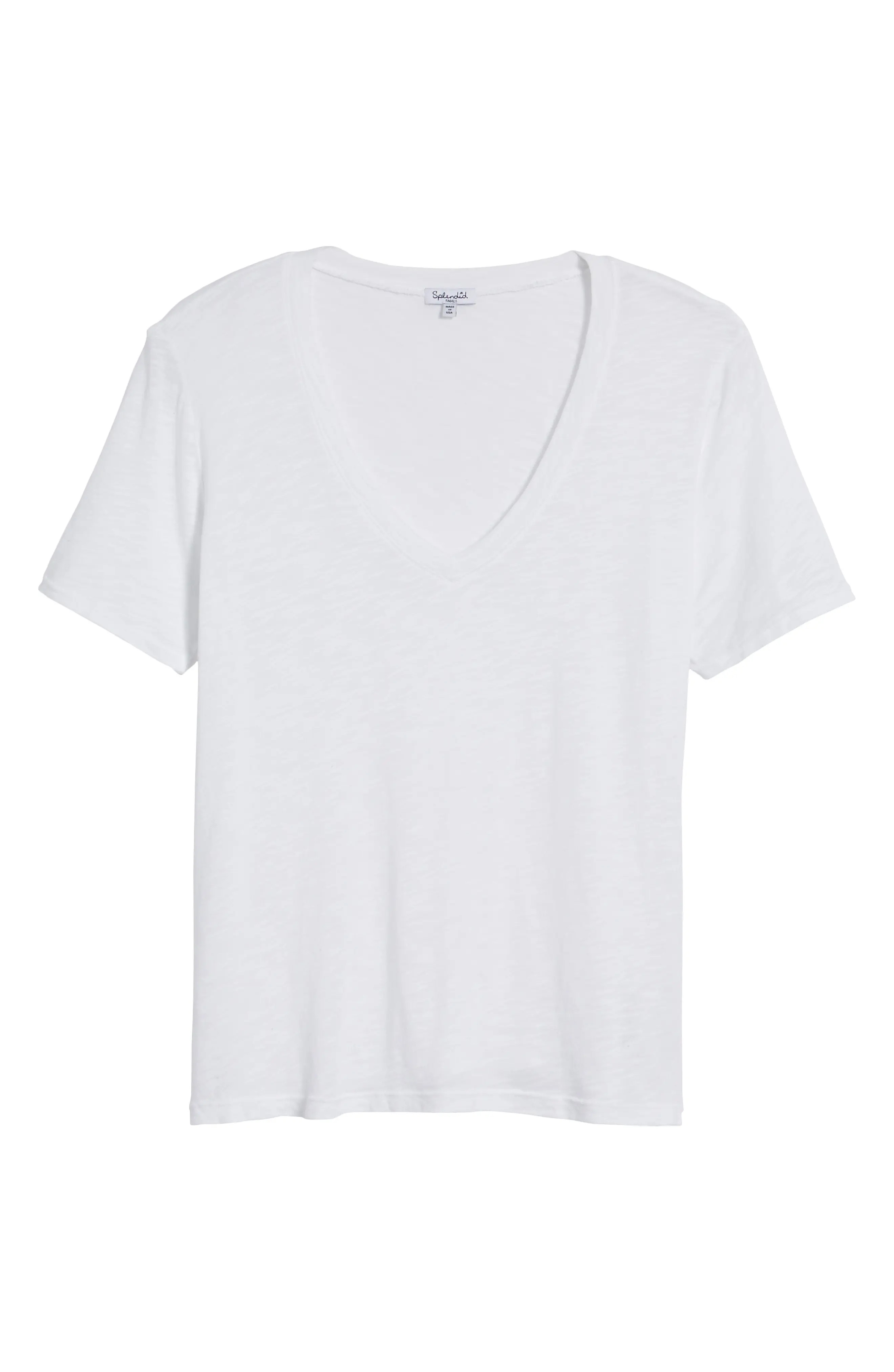 Splendid V-Neck Slub Jersey Tee | Nordstrom