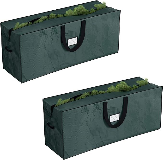 Elf Stor Bag for Christmas Tree Storage, (2) Large Bags - Green | Amazon (US)