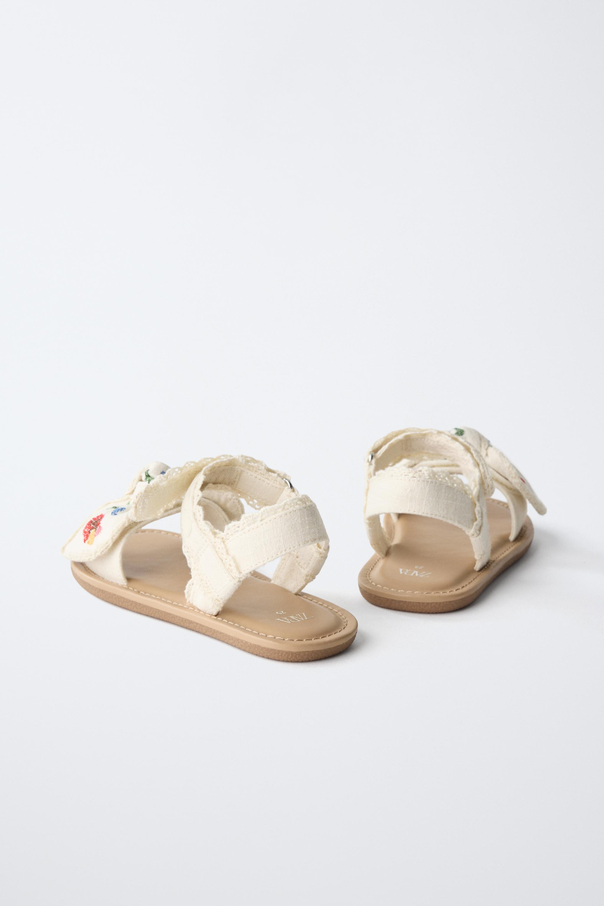 EMBROIDERED SANDALS | Zara UK
