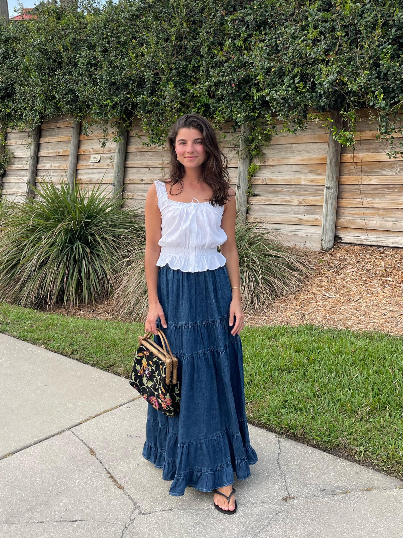 spring outfit! wearing xs in top and 00 in skirt 🌸 @americaneagle #AEJeans #AEPartner 

#LTKfindsunder50 #LTKfindsunder100 #LTKSeasonal