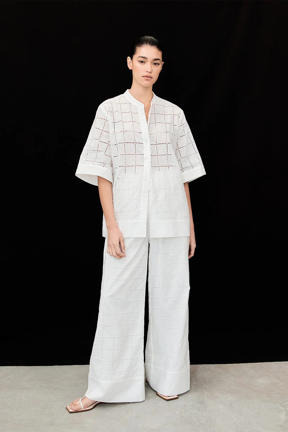 OWEN WHITE BRODERIE PANT | DISSH