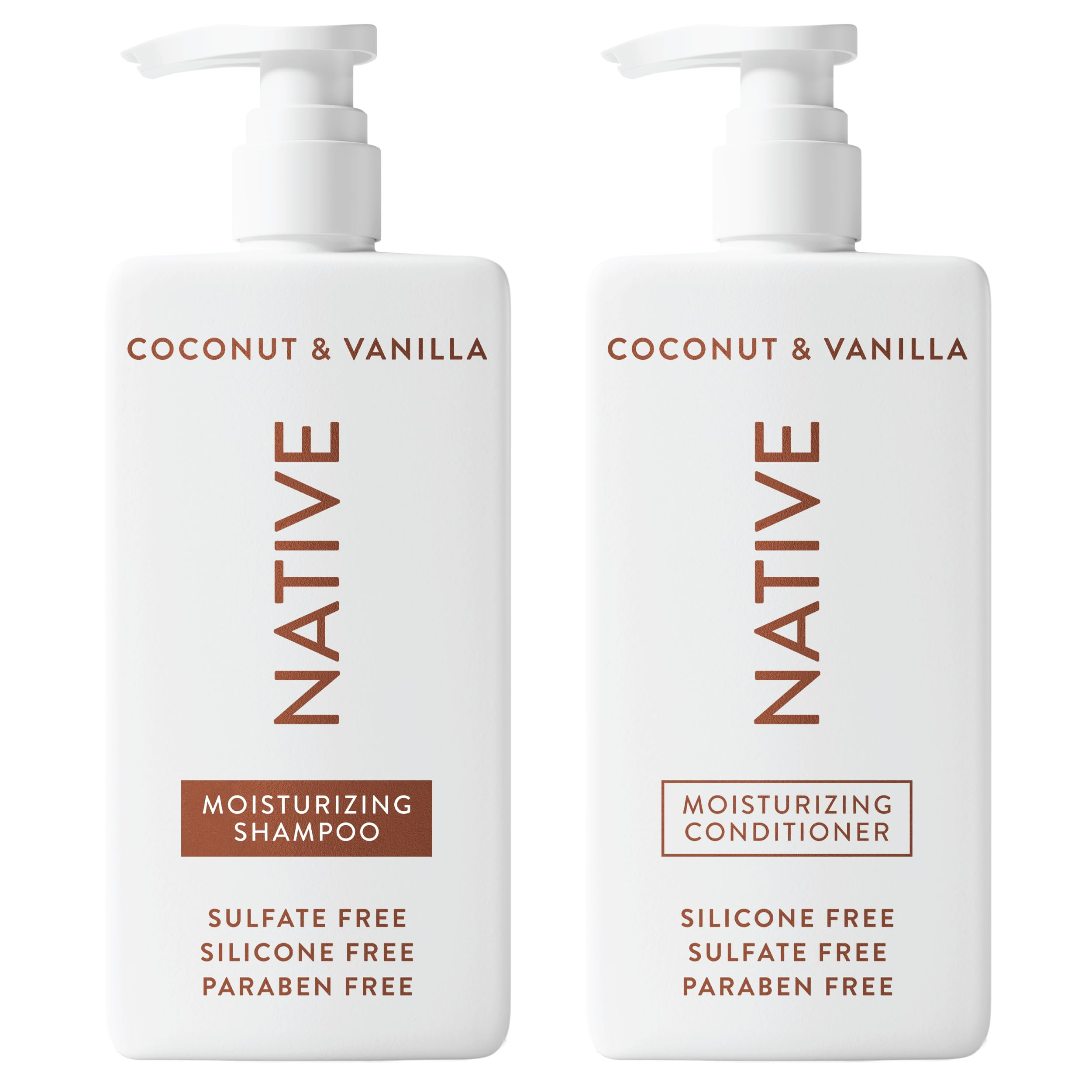 Native Coconut & Vanilla Shampoo and Conditioner Contain Naturally Derived Ingredients | All Hair... | Amazon (US)